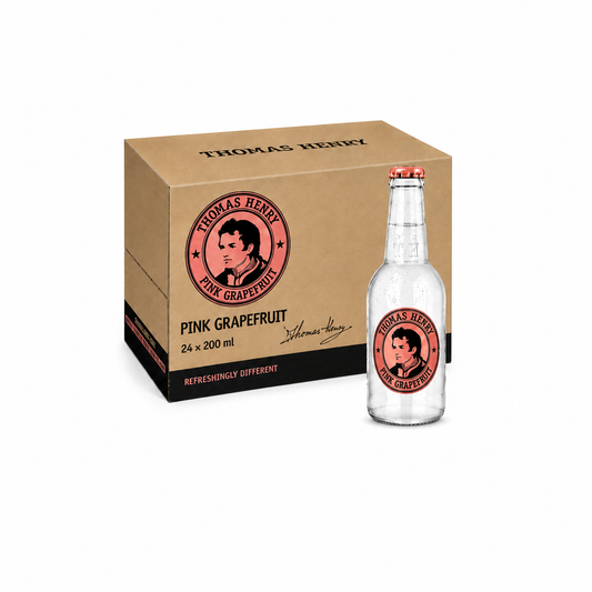Thomas Henry Pink Grapefruit Soda  | 24 x 200ml | 1 Case