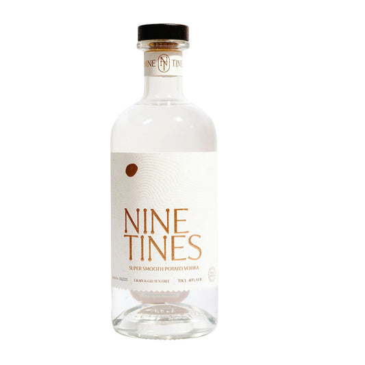 Nine Tines Premium English Vodka - 70cl bottle 40% abv