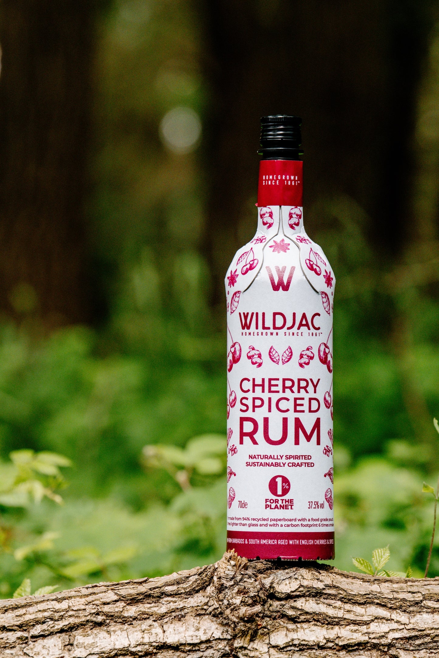 Wildjac Cherry Wood Spiced Rum 70cl 37.5% abv Frugal