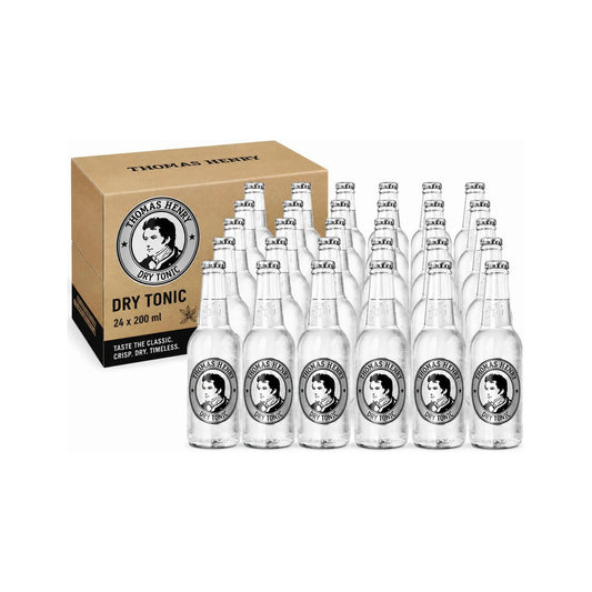 Thomas Henry Dry Tonic Water – 24 x 200ml Glass Bottles